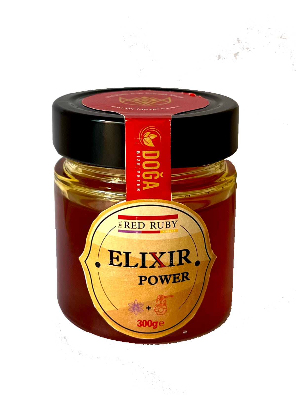 Safranlı Bal  Elixir Power (Red Ruby) 300 Gr.