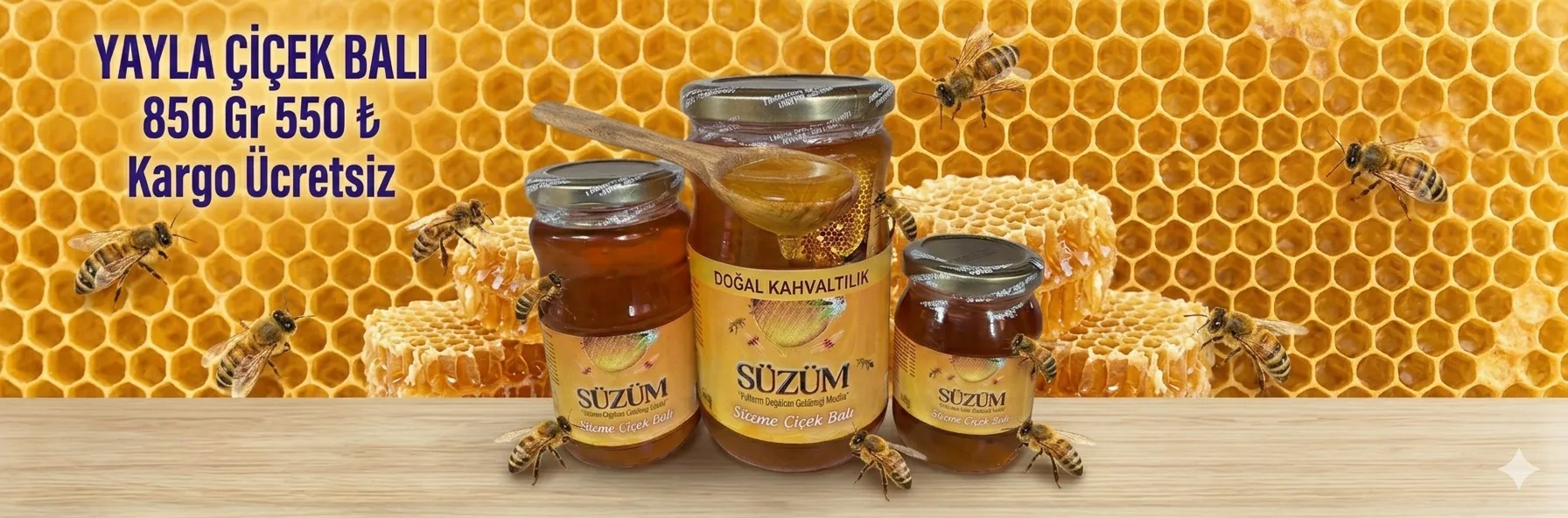 Süzme Çiçek Balı Kampanya