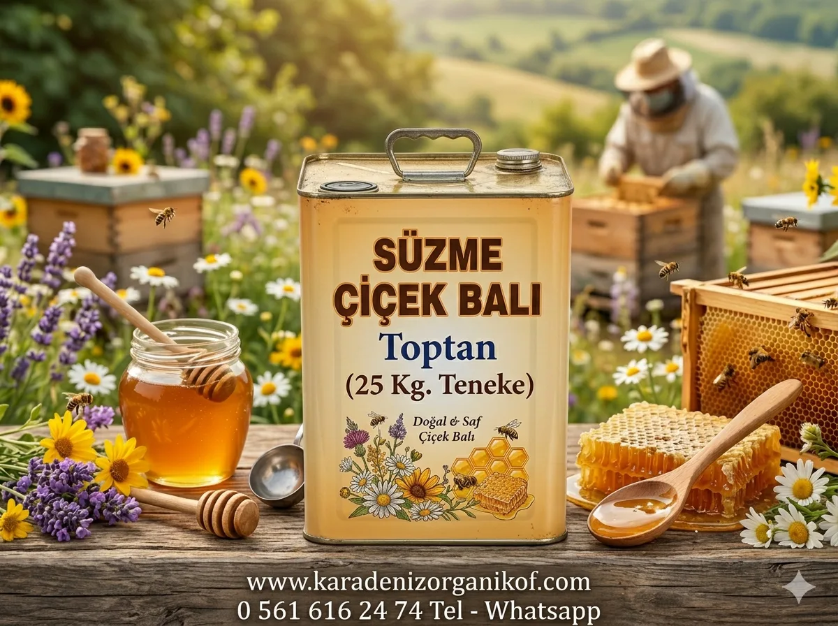 TOPTAN SÜZME ÇİÇEK BALI 1 TENEKE (25 KG)