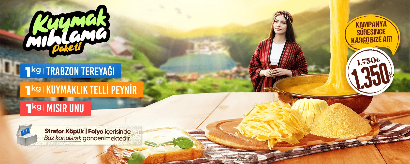 Kuymak Mıhlama Paketi