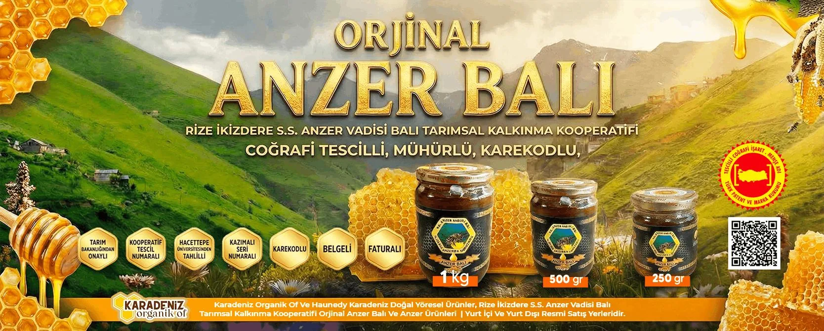 Coğrafi Tescilli Anzer Balı